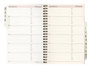 Spiral Address Minder Refill for Address Book