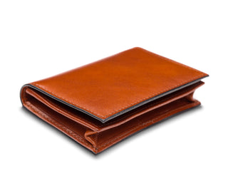 Italia Old Leather Full Gusset Card Case W/ I.D.