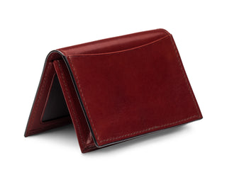 Italia Old Leather Full Gusset Card Case W/ I.D.