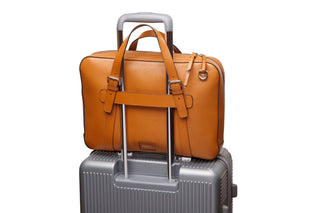 Monfrini Parker Slim Full-Zip Briefcase