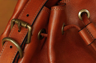 Close-up View of Dolce Classic Bucket Bag