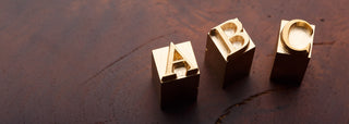 Monogramming Initials ABC Banner